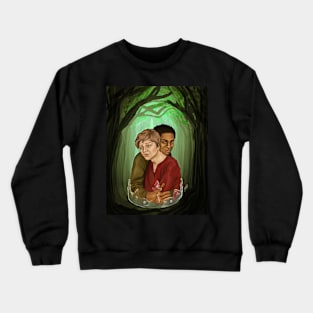 The prince and the tower - illustration Crewneck Sweatshirt